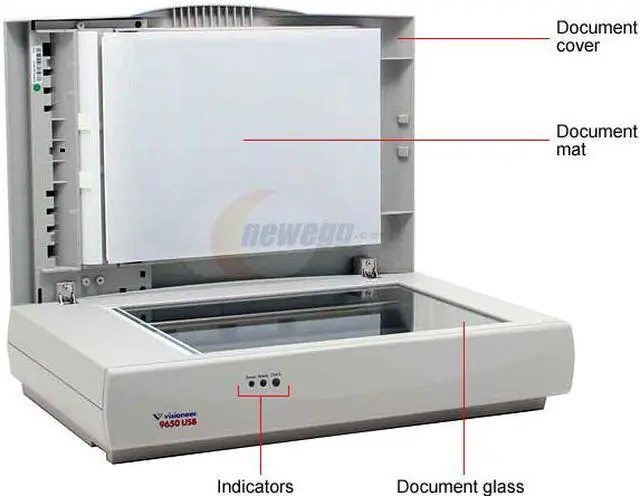 Alt view image 2 of 10 - Visioneer 9650 42 bit 600 x 1200 dpi Fast Single Pass Scanner