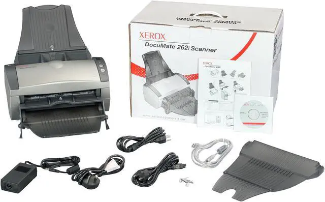 Alt view image 8 of 8 - Xerox DocuMate 262i XDM262I5D-WU 48 bit 600 dpi Duplex Scanner