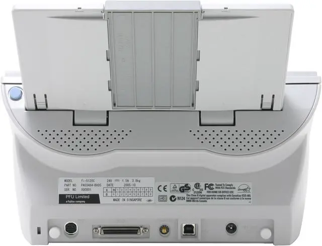 Alt view image 6 of 9 - Fujitsu fi-5120C PA03484-B005 24 bit CCD 600 dpi Duplex Scanner