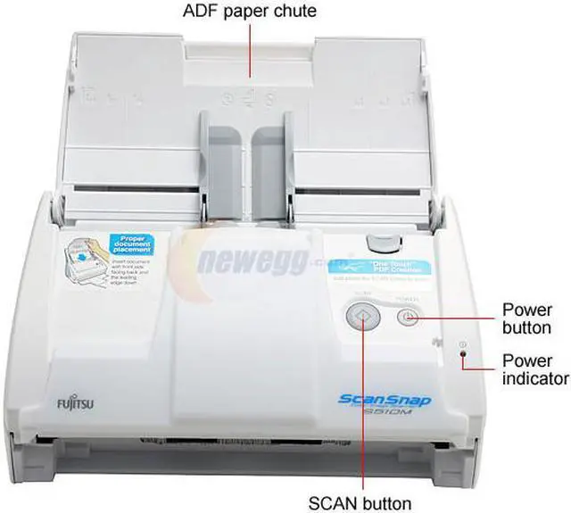 Alt view image 3 of 15 - Fujitsu ScanSnap S510M PA03360-B615 CCD Color 600dpi, B&W 1,200dpi Duplex Scanner For Mac