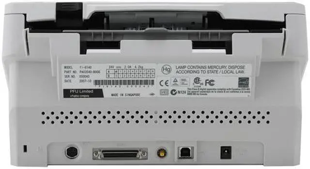 Alt view image 6 of 17 - Fujitsu FI-6140 PA03540-B005 24 bit CCD 600 dpi Duplex Scanner