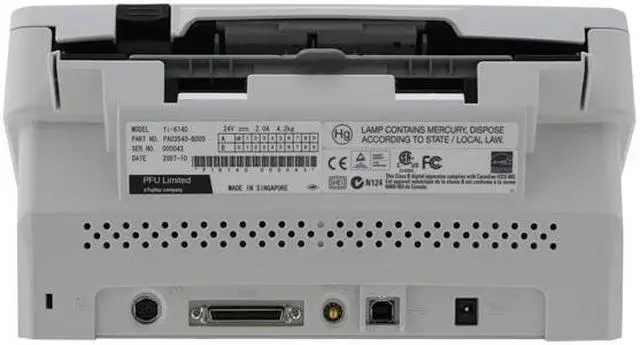 Alt view image 8 of 17 - Fujitsu FI-6140 PA03540-B005 24 bit CCD 600 dpi Duplex Scanner