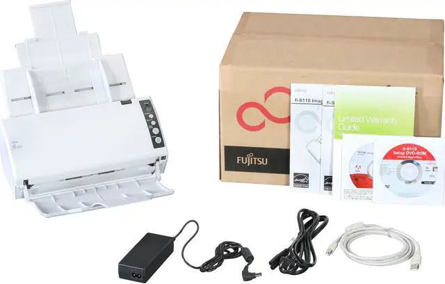 Alt view image 7 of 7 - Fujitsu fi-6110 Sheet-Fed Desktop Scanner (PA03607-B005)