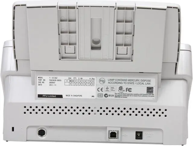 Alt view image 4 of 8 - Fujitsu fi-6130Z Duplex Sheet-Fed Document Scanner (PA03630-B055)