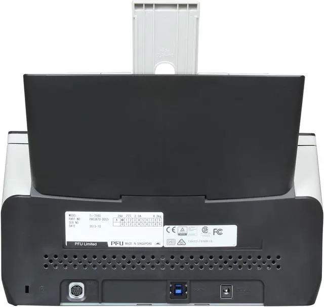 Alt view image 4 of 7 - Fujitsu FI-7160 (PA03670-B055) Duplex Up to 600 DPI USB Color Image Document Scanner