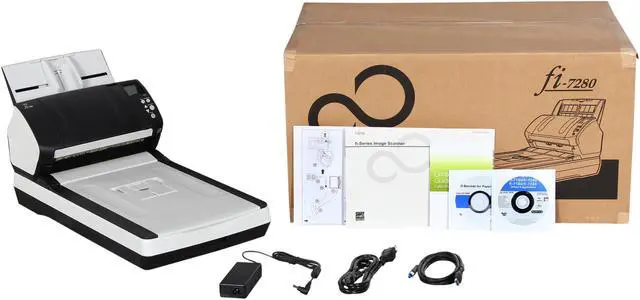 Alt view image 8 of 8 - Ricoh / Fujitsu fi-7280 (PA03670-B505) 24 bit CCD 600 x 600 dpi Duplex Image Scanner