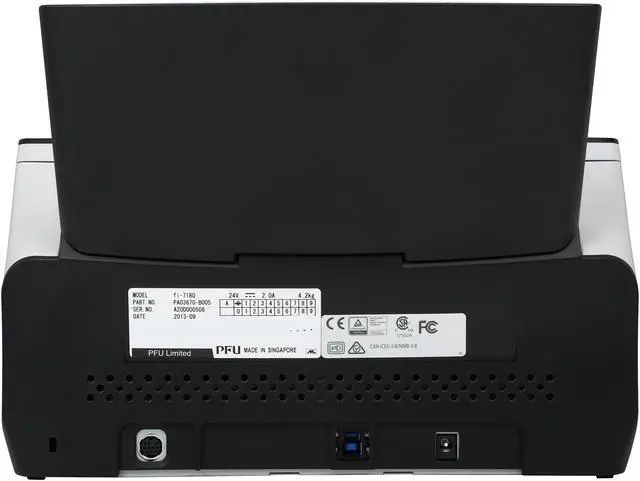 Alt view image 4 of 8 - Fujitsu fi-7180 (PA03670-B005) Duplex Color Image Document Scanner