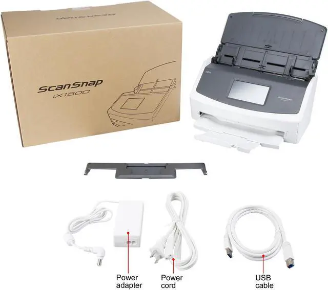 Alt view image 14 of 14 - Fujitsu ScanSnap iX1500 (PA03770-B205) Trade Compliant Sheet Fed Document Scanner