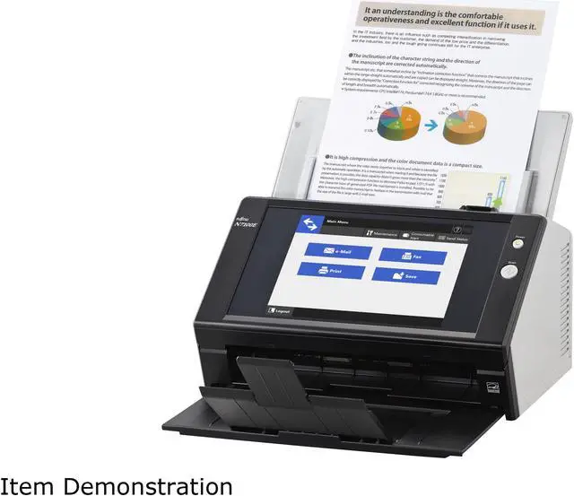 Alt view image 3 of 5 - Ricoh Image Scanner N7100E PA03706-B505 ADF (Automatic Document Feeder), Duplex Document Scanner
