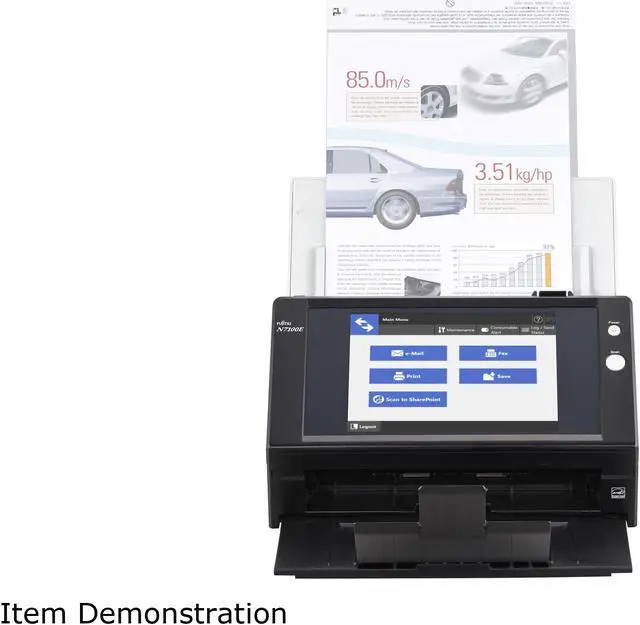 Alt view image 4 of 5 - Ricoh Image Scanner N7100E PA03706-B505 ADF (Automatic Document Feeder), Duplex Document Scanner