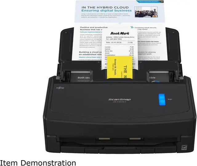 Alt view image 4 of 7 - Ricoh ScanSnap iX1400 Simple One-touch Button Scanner, Black