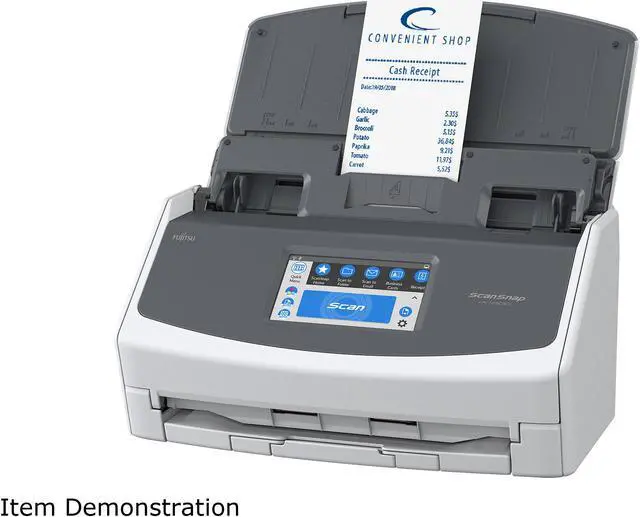 Alt view image 4 of 8 - Ricoh ScanSnap iX1600 Versatile Cloud Enabled Scanner, White