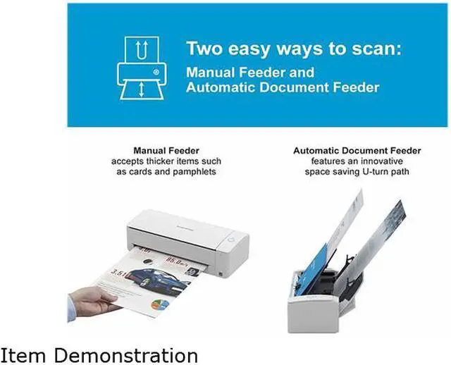 Alt view image 5 of 7 - Ricoh ScanSnap iX1300 Document Scanner - White