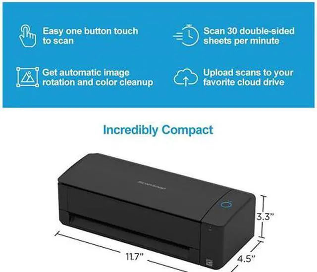 Alt view image 5 of 7 - Ricoh ScanSnap iX1300 Document Scanner - Black