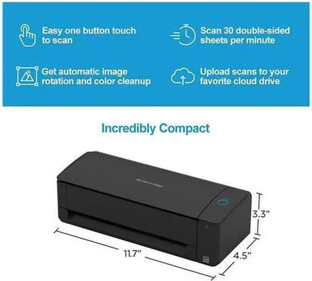 Alt view image 6 of 6 - Ricoh ScanSnap iX1300 PA03805-B105-2YR ADF (Automatic Document Feeder) / Manual Feeder, Duplex Document Scanner