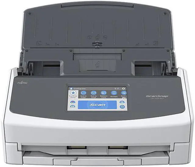 Alt view image 2 of 3 - Ricoh / Fujitsu ScanSnap iX1600 RA03770-B615 Color CIS x 2 (Front x 1, Back x 1) 600 dpi ADF (Automatic Document Feeder) / Manual Feed, Duplex Document Scanner