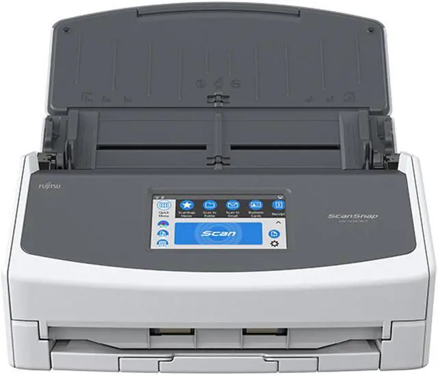 Main image of Ricoh / Fujitsu ScanSnap iX1600 PA03770-B615-KIT Color CIS x 2 (Front x 1, Back x 1) 600 dpi ADF (Automatic Document Feeder) / Manual Feed, Duplex Document Scanner, White, 3-pack