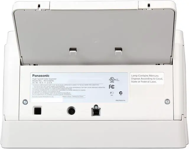 Alt view image 4 of 6 - Panasonic KV-S1025C-S Background: Black 600 dpi Duplex High Speed Color Document Scanner