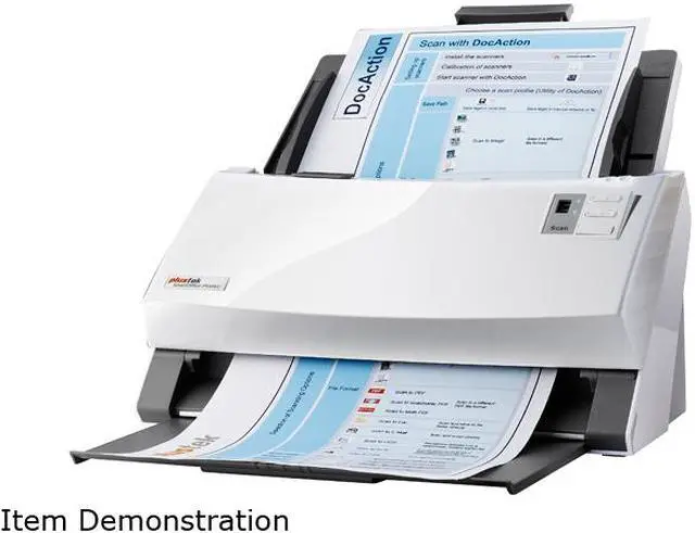 Alt view image 5 of 7 - Plustek SmartOffice PS406U (783064424530) Duplex 600 dpi Document Scanner