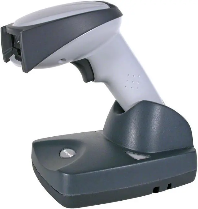 Main image of Honeywell 3820SR0C0B-0IA0E Cordless Linear Barcode Scanner - with Power Supply, Cordless Charge Base, and Coiled Cable (Ivory)