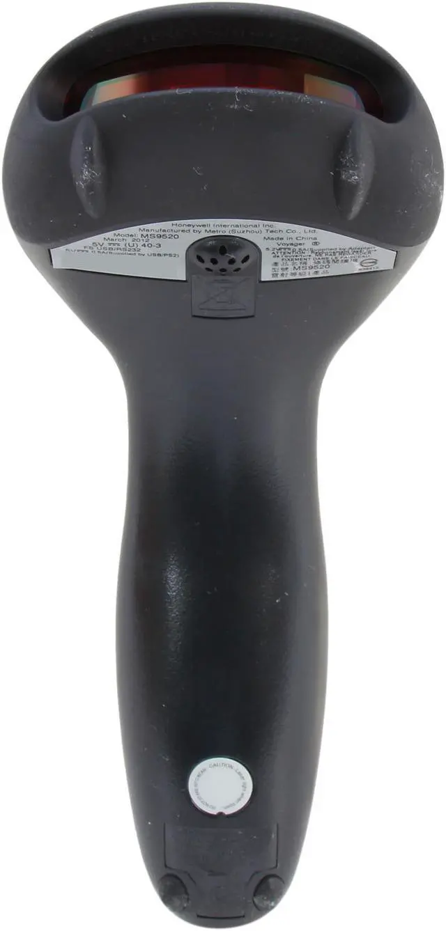 Alt view image 6 of 7 - Honeywell Voyager MS9520-40-3 Handheld Bar Code Scanner - Scanner Only, Cable Sold Separately (Black)