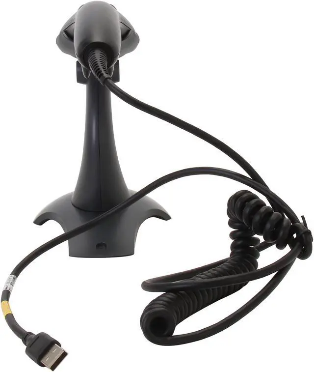 Alt view image 5 of 7 - Honeywell Voyager 1200g Wired Laser 1D Barcode Scanner, RS232/USB/KBW/IBM, USB Kit with Stand, Black - 1200G-2USB-1