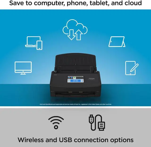 Alt view image 5 of 4 - Ricoh ScanSnap iX1600 Receipt Edition (Black)