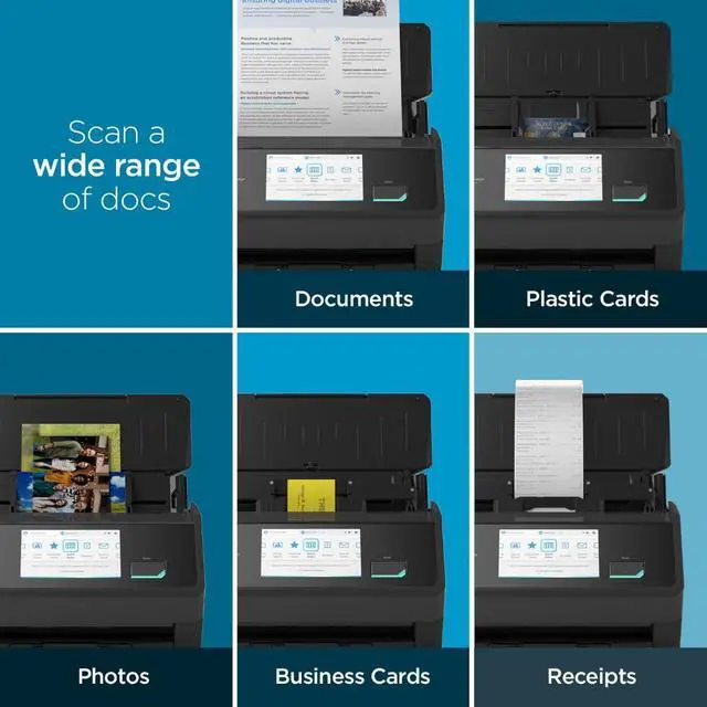 Alt view image 6 of 10 - Ricoh ScanSnap iX2500 Sheet Fed Document Scanner (PA03860-B005)