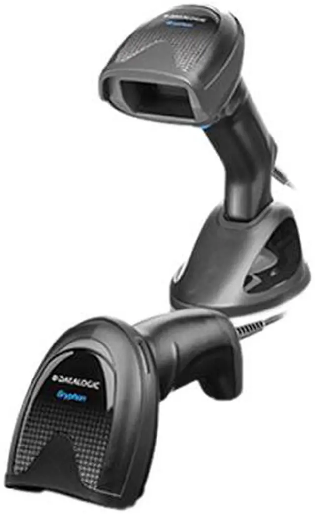 Alt view image 3 of 3 - Datalogic Gryphon I GD4520, 2D Mpixel Imager, USB-only, Black (Includes Scanner and All in One Permanent Base)