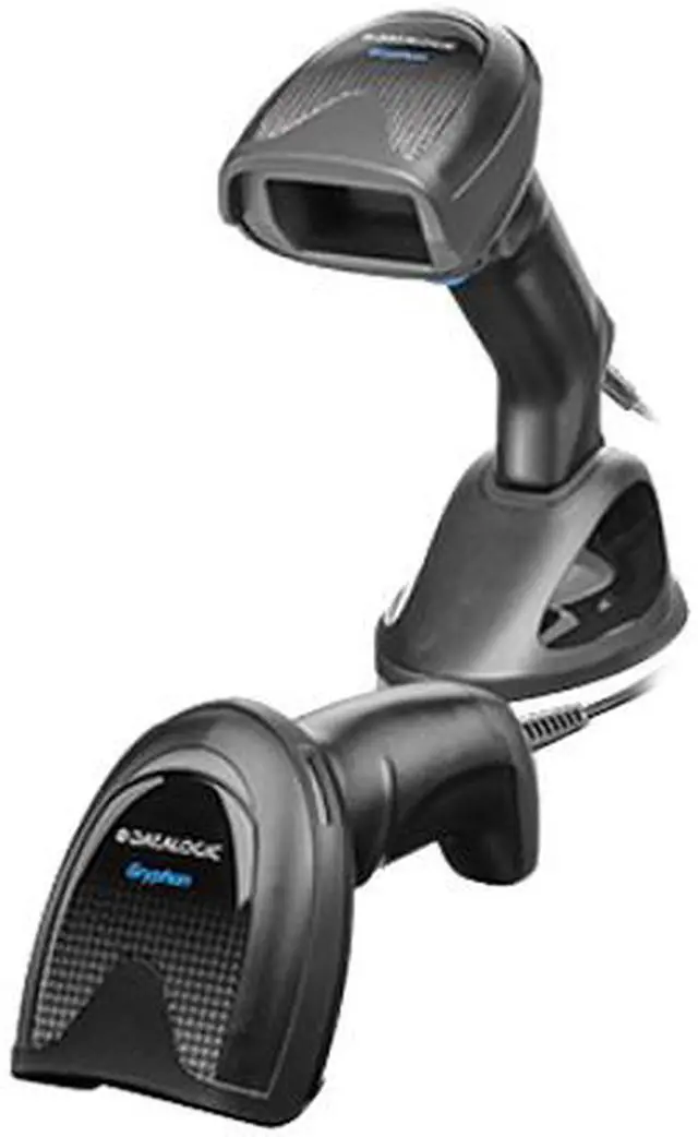 Alt view image 3 of 3 - Datalogic Gryphon I GD4590, 2D Mpixel Imager, USB/RS-232/Wedge Multi-Interface, Black (Includes Scanner and All in One Permanent Base)