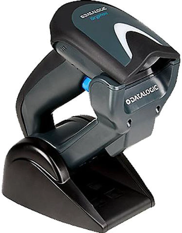 Main image of Datalogic Gryphon GM4132 General Duty Handheld Cordless Linear Imager w/ Datalogic's STAR Cordless System, 910MHz, USB, RS-232, KBW, Wand Emulation, Black, RS232 Kit - GM4132-BK-910K2