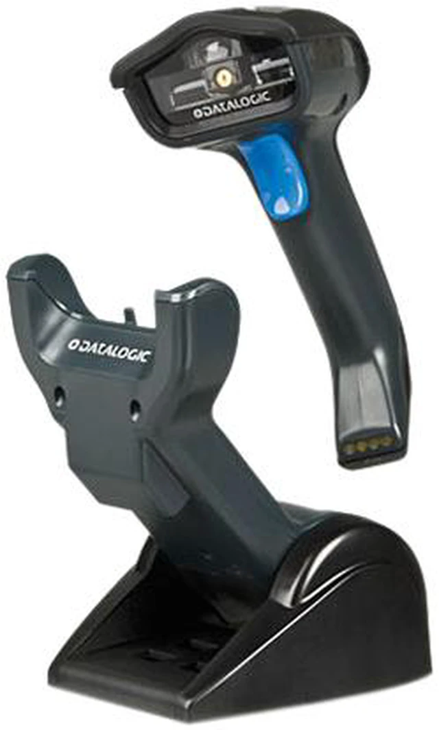 Alt view image 2 of 3 - Datalogic Gryphon GM4132 General Duty Handheld Cordless Linear Imager w/ Datalogic's STAR Cordless System, 910MHz, USB, RS-232, KBW, Wand Emulation, Black, RS232 Kit - GM4132-BK-910K2