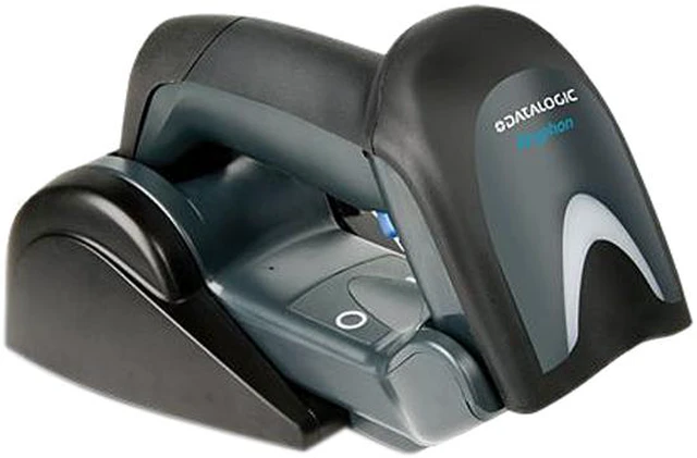 Alt view image 3 of 3 - Datalogic Gryphon GM4132 General Duty Handheld Cordless Linear Imager w/ Datalogic's STAR Cordless System, 910MHz, USB, RS-232, KBW, Wand Emulation, Black, RS232 Kit - GM4132-BK-910K2