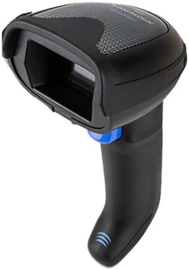 Main image of Datalogic GBT4500 Barcode Scanner, Kit, USB, Black (Kit Includes Scanner, WLC4090-BK-BT Base and USB Cable 90A052258)