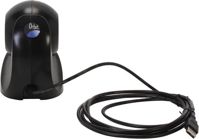 Alt view image 4 of 4 - Honeywell / Metrologic MK7120-31A38 Orbit Barcode Scanner with Mounting Plate and USB Cable (Black)