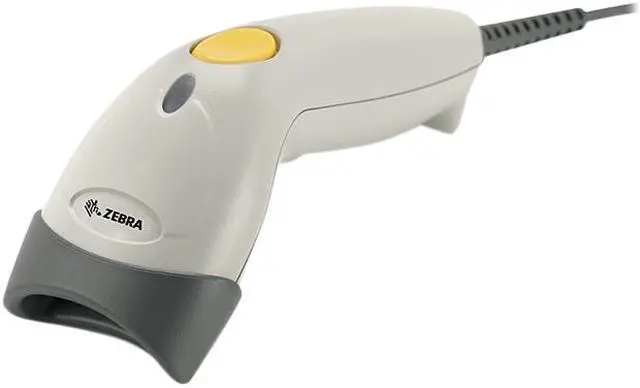 Main image of symbol LS1203 Corded General Purpose 1D Bi-directional Barcode Scanner, RS232, USB, KBW, USB Kit, White - LS1203-1AZU0100ZR