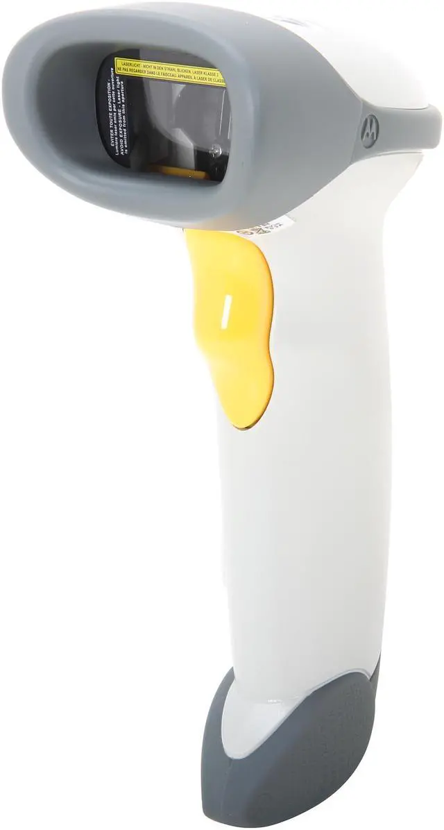 Main image of Zebra (Motorola) Symbol LS2208-1AZU0300SR Barcode Scanner (White) - PoweredUSB Kit, Cable Included