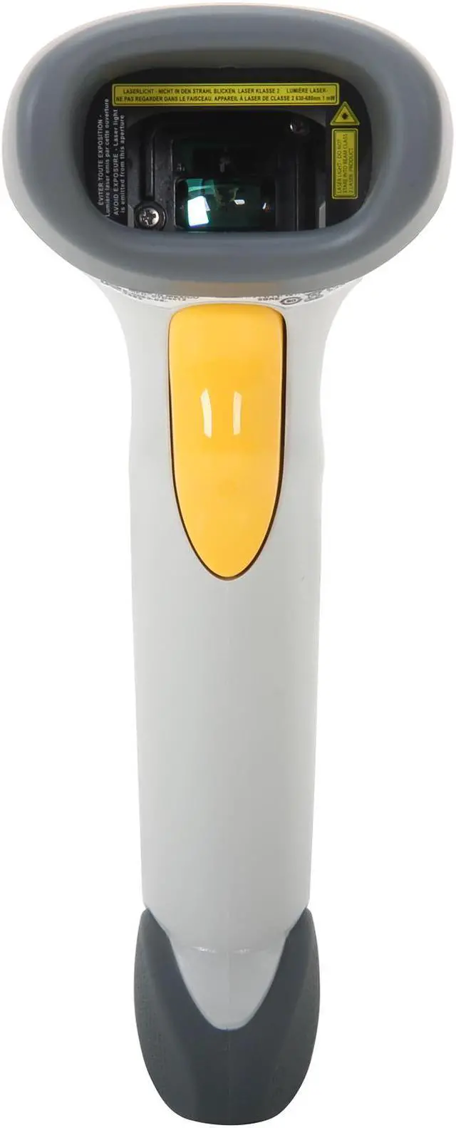 Alt view image 2 of 5 - Zebra (Motorola) Symbol LS2208-1AZU0300SR Barcode Scanner (White) - PoweredUSB Kit, Cable Included