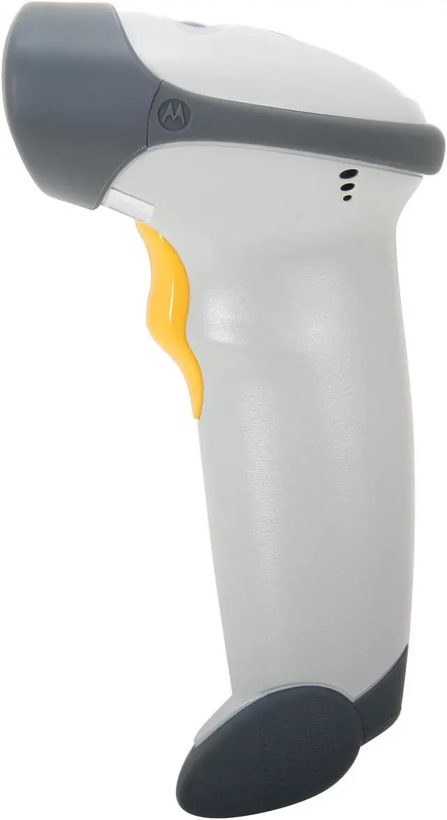 Alt view image 3 of 5 - Zebra (Motorola) Symbol LS2208-1AZU0300SR Barcode Scanner (White) - PoweredUSB Kit, Cable Included