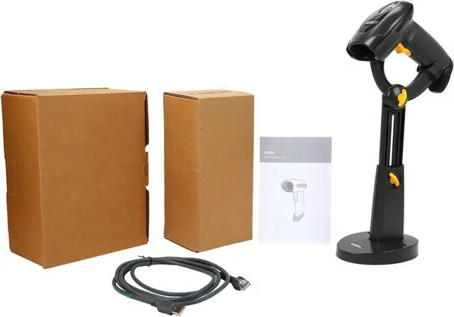 Alt view image 8 of 8 - Zebra (Motorola) Symbol LS4208-SBZU0100SR Handheld Bar Code Reader (Black) - Includes USB Cable, Intellistand