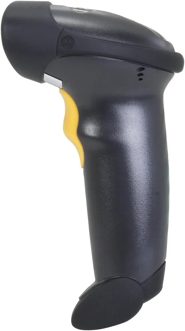 Alt view image 3 of 8 - Motorola LS2208 Barcode Scanner (Black) - Scanner Only