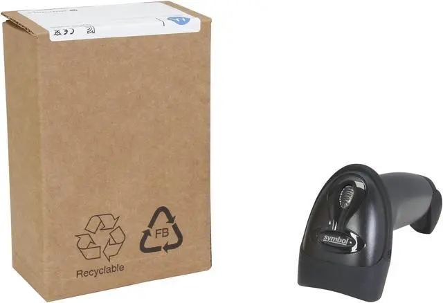 Alt view image 8 of 8 - Motorola LS2208 Barcode Scanner (Black) - Scanner Only