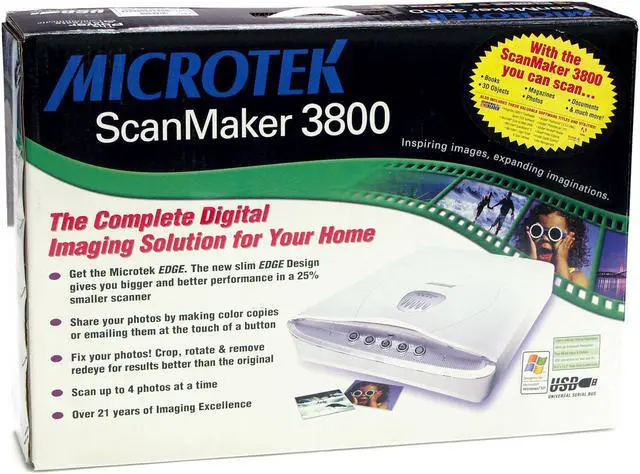 Alt view image 6 of 6 - Microtek ScanMaker 3800