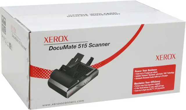 Alt view image 13 of 13 - Xerox DocuMate 515 XDM5155D-WU 24 bit 600 dpi Fast Simplex Scanner