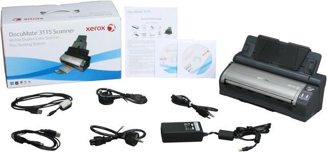 Alt view image 7 of 7 - Xerox DocuMate 3115 XDM3115M–WU 24 bit 600 dpi Duplex Document Scanner