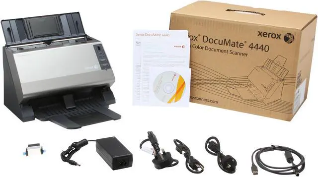 Alt view image 9 of 9 - Xerox DocuMate DocuMate 4440 Dual CCD 600 dpi Duplex Document Scanner