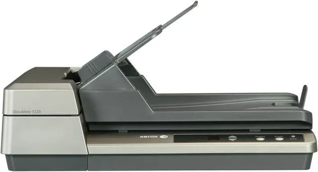 Alt view image 2 of 8 - Xerox DocuMate 3220 Duplex Color Sheetfed and Flatbed Scanner