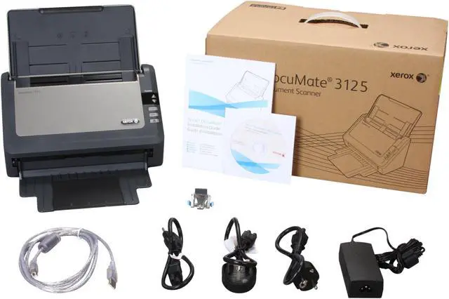 Alt view image 6 of 6 - Xerox DocuMate 3125 Duplex Color Document Scanner for PC and Mac