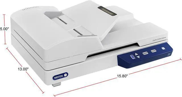 Alt view image 3 of 6 - XEROX XD-Combo 600 dpi 24-bit color, 8-bit grayscale, 1-bit black & white Hi-speed USB 2.0 (3.0 compatible) Interface Flatbed or Automatic Document Feeder (Duplex) Duplex Combo Scanner