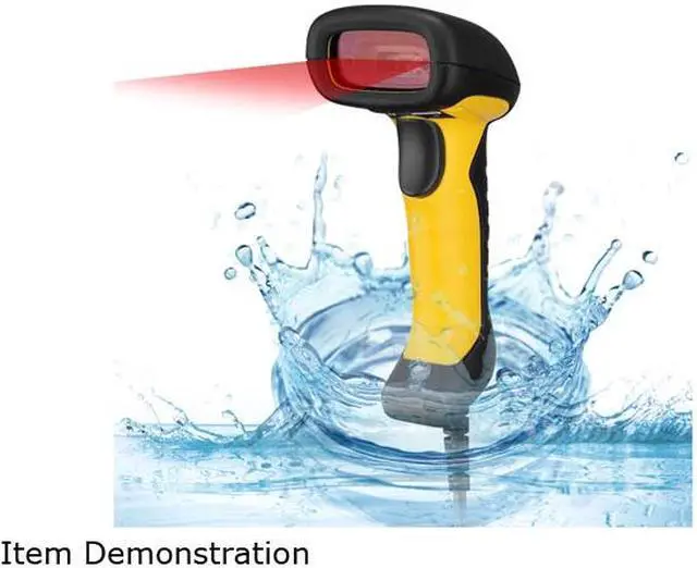 Alt view image 5 of 5 - Adesso NuScan 2400U Waterproof Handheld CCD Barcode Scanner